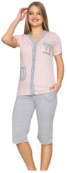 PIjama 2 piese pentru dama Sevgi 4062 Roz 