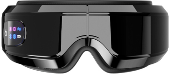 Aparat de Masaj Pentru Ochi Ajuta la Ameliorarea Migrenelor Cauzate de Dispozitivele Digitale Bluetooth Muzica Ambientala Compresie Term 