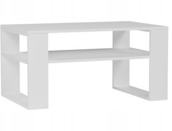 Framire Mobilier Masuta de cafea raft bancuta A-5 alb bialy 90x58x53cm 