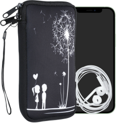 Husa Universala pentru telefon XL - 6 8 inch Neopren Negru 30226.4.15 kwmobile 