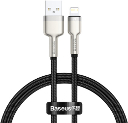 Cablu Usb Pentru Lightning Baseus Cafule 2 4a 0 25m negru 