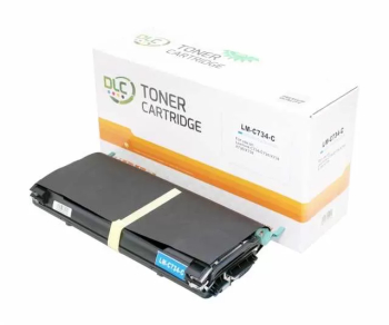 Cartus compatibil toner DLC LEXMARK C734A2CG C734 / C736/ X734/ X738 CYAN 6K REMANUFACTURAT 