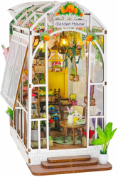 Casa in miniatura 3D Garden House DIY 21.8x13.6x23.2cm