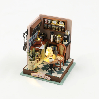 Casa in miniatura 3D Transit Coffe DIY 8.5 x7.5x7.5 cm 