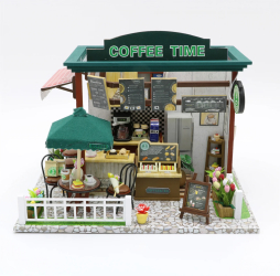 Casa miniatura 3D Coffee time DIY 20x16x16cm