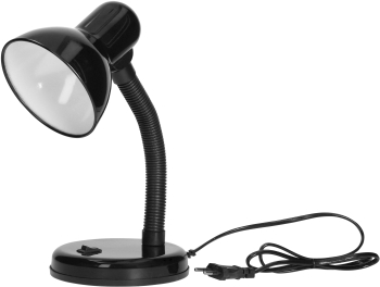 Lampa de birou VIRONE FUPI DL-4/B E27 40 W IP20 cablu 1 m brat flexibil negru 