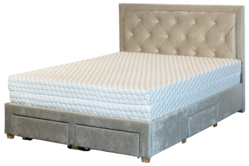 Saltea cu arcuri individuale Neptun Memory Pocket Comfort 160x200x30cm spuma HR husa detasabila 3D fermitate medie 
