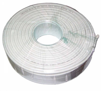 Cablu coaxial Cabletech RG6U cupru rola 100 m 1 mm