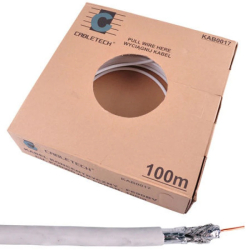 Cablu coaxial Cabletech tri-shield miez cupru 100 m