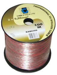 Cablu difuzor Cabletech material OFC 1.5 mm rola 100 m