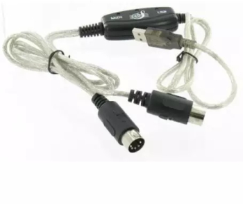 Cablu MIDI USB - MIDI Keyboard Interface Converter Cable 