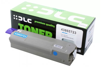 Cartus compatibil toner DLC OKI 43865723 OKI C5850N / C5950DN / C5950N/ MC560DN/ MC560N CYAN 6K 