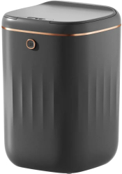 Cos de Gunoi cu Senzor Automat Negru Capacitate 20L cu Capac Anti-Miros Deschidere/Inchidere Silentioasa