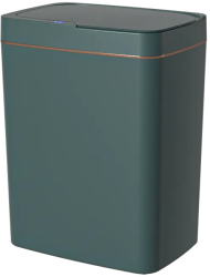 Cos de Gunoi cu Senzor Automat Verde Capacitate 18L cu Capac Anti-Miros si Deschidere/Inchidere Silentioasa