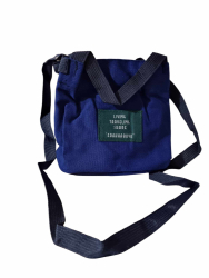 Geanta de umar tip messenger pentru fete si femei 12 x 16 x 18 cm Culoare Albastru 