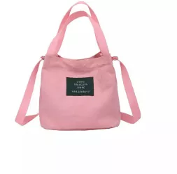 Geanta de umar tip messenger pentru fete si femei 12 x 16 x 18 cm Culoare Roz 