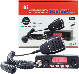 Statie radio CB TTi TCB-550 EVO DSS VOX Filtru NB Scan ecran multicolor 12-24V 