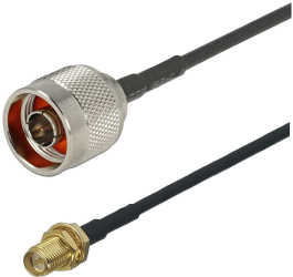 Cablu coaxial RF pigtail RPSMA female N male 30cm pentru prelungire cablu antena GSM 3G 4G GPS WIFI LORA 