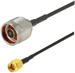 Cablu coaxial RF pigtail SMA male N male 30cm pentru prelungire cablu antena GSM 3G 4G GPS WIFI LORA 