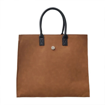 Dollcini geanta de dama impermeabila usoara piele PU business office Caramel 
