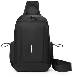 Dollcini geanta de mana pentru femei impermeabila nailon neagra 18 x 28 x 9 cm 