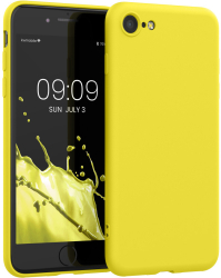 Husa pentru Apple iPhone 8 / iPhone 7 / iPhone SE 2 Silicon Galben 49979.165 kwmobile 