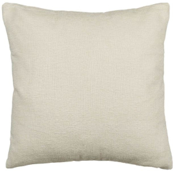 Perna Decorativa Chenille Ecru 52x52cm 