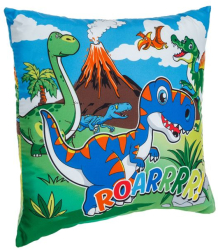 Perna Decorativa pentru Copii Verde Dinozaur 30x30cm 