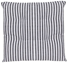 Perna pentru Scaun cu Dungi Gri Albe 38x38cm 