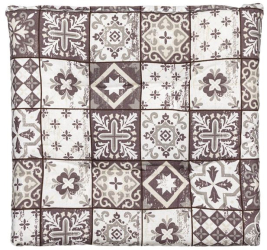 Perna pentru Scaun din Bumbac Maro 40x40cm 