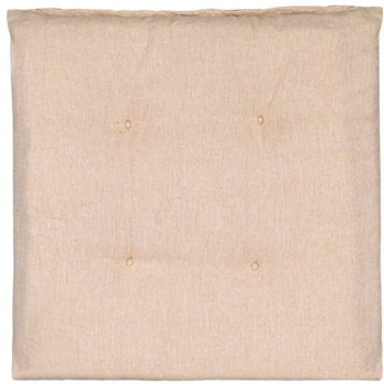 Perna scaun din bumbac bej cu doua fete 40x40cm 