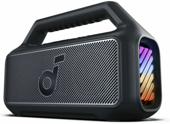 Boxa portabila Anker Soundcore Boom 2 80W BassUp 2.0 IPX7 Lumini RGB Bluetooth 5.3 Negru 