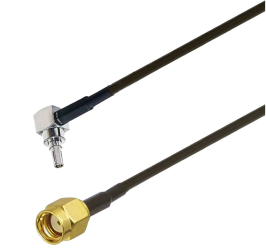 Cablu adaptor RF pigtail CRC9 male RPSMA male 30cm pentru conectare modem la antena GSM 3G 4G GPS WIFI LORA 