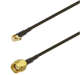 Cablu adaptor RF pigtail MMCX male RPSMA male 50cm pentru conectare modem la antena GSM 3G 4G GPS WIFI LORA 