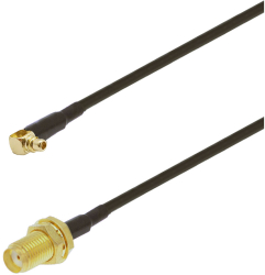Cablu adaptor RF pigtail MMCX male SMA female 50cm pentru conectare modem la antena GSM 3G 4G GPS WIFI LORA 