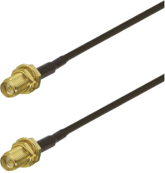 Cablu coaxial RF pigtail RPSMA female RPSMA female 1m pentru prelungire cablu antena GSM 3G 4G GPS WIFI LORA 