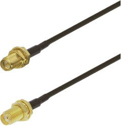 Cablu coaxial RF pigtail SMA female RPSMA female 20cm pentru prelungire cablu antena GSM 3G 4G GPS WIFI LORA 