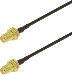 Cablu coaxial RF pigtail SMA female SMA female 50cm pentru prelungire cablu antena GSM 3G 4G GPS WIFI LORA 