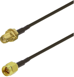 Cablu coaxial RF pigtail SMA male RPSMA female 20cm pentru prelungire cablu antena GSM 3G 4G GPS WIFI LORA 