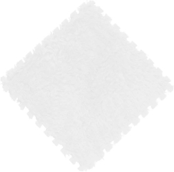 Dollcini Covor din spuma 5 piese Covor de joaca din spuma moale de plus Covor pufos placi puzzle patrate de plus Covoras pentru catarar 