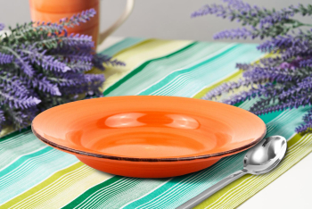 FARFURIE PASTE CERAMICA 22CM GALA ORANGE 