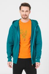 HANORAC COTON CASUAL BARBATI PETROL-XL 