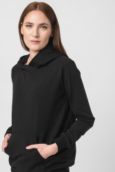 HANORAC COTON DANTELA FEMEI BLACK-XL 