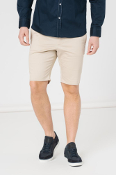 PANTALONI SCURT CASUAL BARBATI BEIGE M 