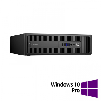 Calculator Refurbished HP Prodesk 600 G2 SFF Intel Core i3-6100 3.70GHz 8GB DDR4 240GB SSD + Windows 10 Pro 