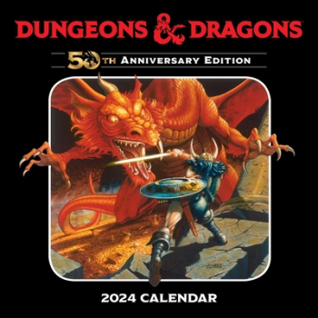 Dungeons Dragons 2024 Wall Calendar 50th Anniversary Edition - Wizards of the Coast Author 