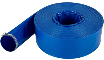Furtun plat de evacuare apa pentru motopompe 3 inch Lungime 32 m PVC 