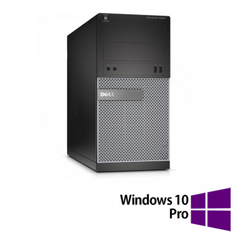 Calculator Refurbished DELL OptiPlex 3020 Tower Intel Core i7-4765T 2.00GHz 8GB DDR3 500GB SATA DVD-ROM + Windows 10 Pro 