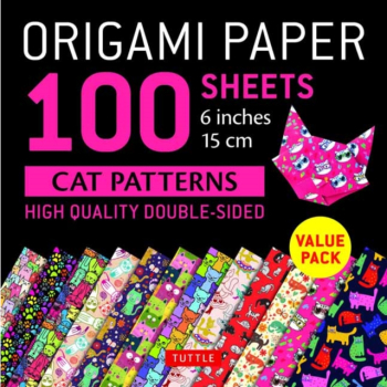 Origami Paper 100 Sheets Cat Patterns 6 15 CM Tuttle Origami Paper High-Quality Double-Sided Orig 