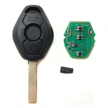 Cheie Auto Completa Techstar® Pentru BMW Seria 3/5/7 1998/2005 3 Butoane Chip Transmitator 434MHZ HU92 